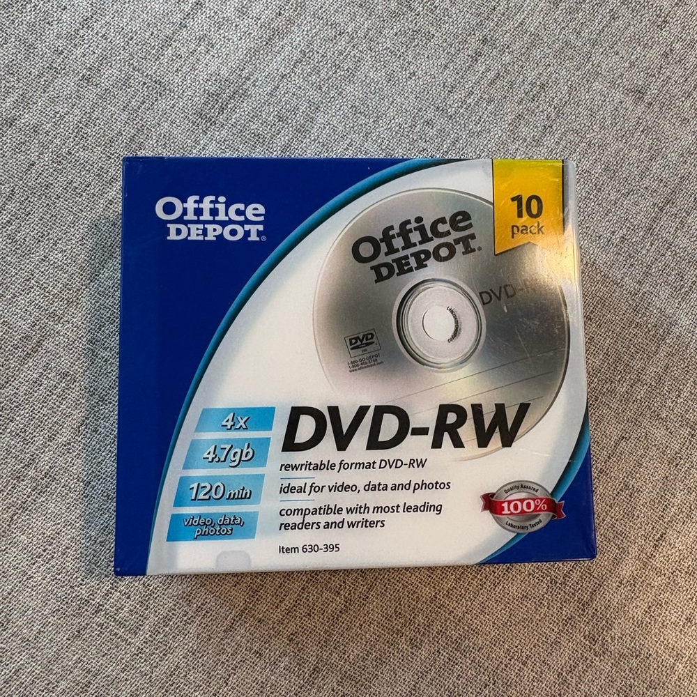 DVD-RW 10-Pack